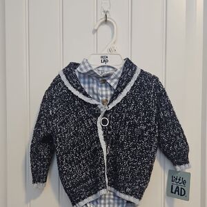 7 Baby Boy Outfits Size 0-3 Months